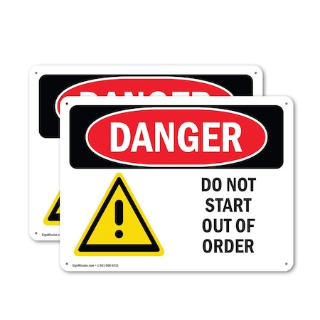 Signmission Safety Culture Sign, 10 in Width, Aluminum, Rectangle OS-2PACK-DS-A-710-L-1173